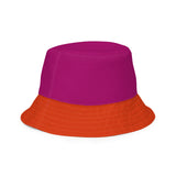 Lesbian Flag Reversible Bucket Hat