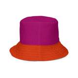 Lesbian Flag Reversible Bucket Hat