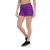 Bisexual Flag Spandex Shorts