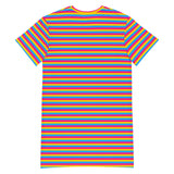 Pansexual Flag T-Shirt Dress