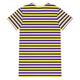 Non-Binary Flag T-Shirt Dress