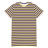 Non-Binary Flag T-Shirt Dress