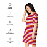 Lesbian Flag T-Shirt Dress