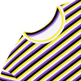 Non-Binary Flag T-Shirt Dress