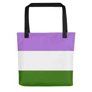 Genderqueer Flag Tote Bag