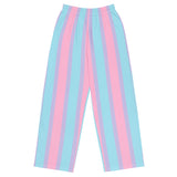Pastel Bisexual Wide-Leg Pants
