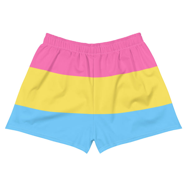 Pansexual / Panromantic Flag Athletic Shorts