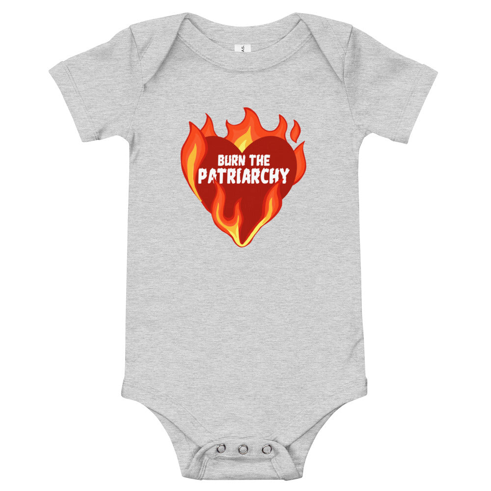 Burn the Patriarchy Baby Onesie