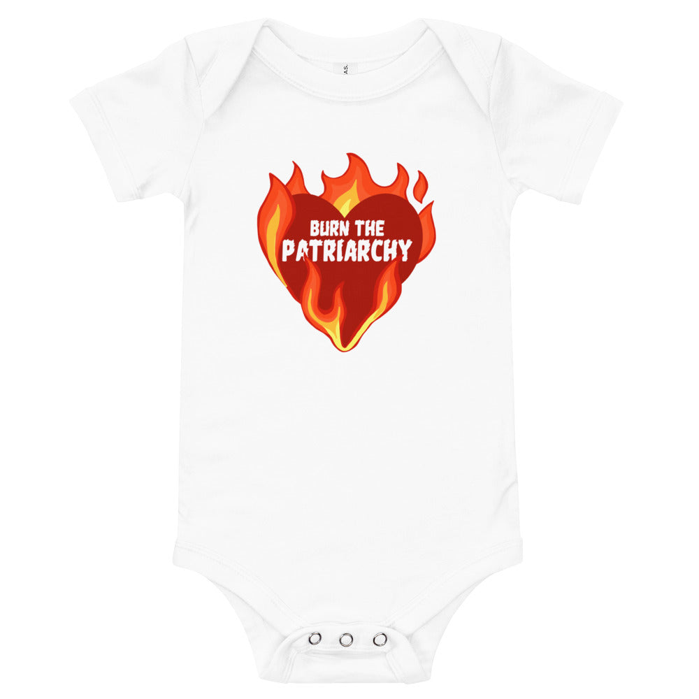 Burn the Patriarchy Baby Onesie