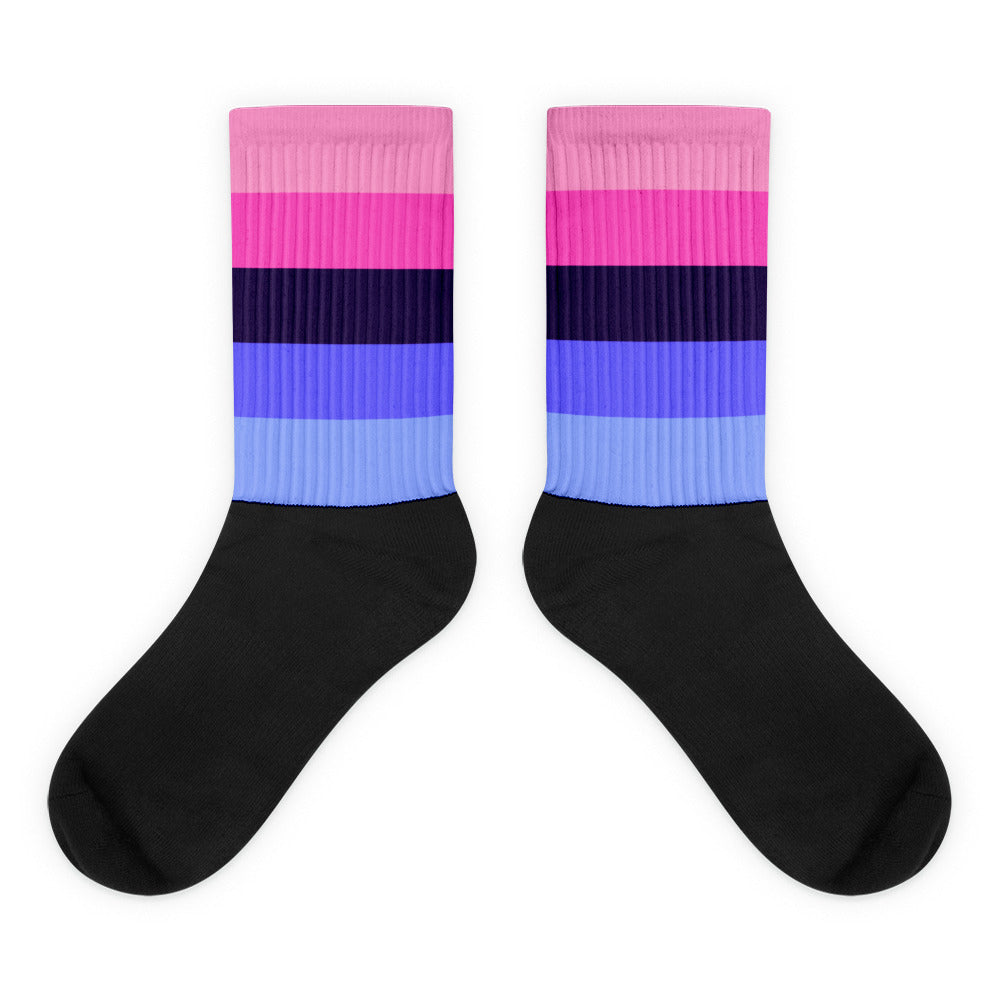 Omnisexual Flag Socks