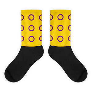 Intersex Flag Socks