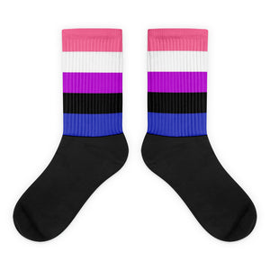Genderfluid Flag Socks