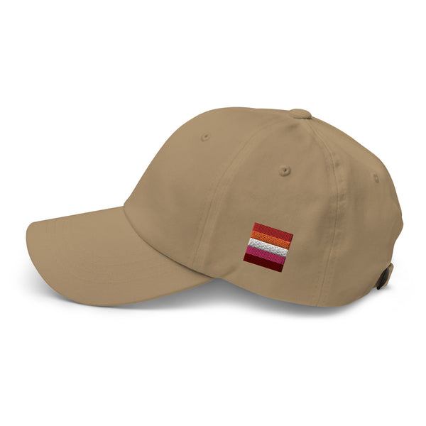 Lesbian Flag Baseball Hat