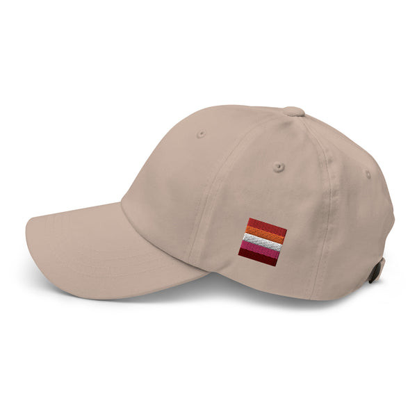 Lesbian Flag Baseball Hat