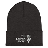 The Sapphic Social Rose Beanie