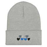 Demiboy Pride Hearts Beanie