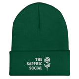 The Sapphic Social Rose Beanie