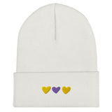 Intersex Pride Hearts Beanie