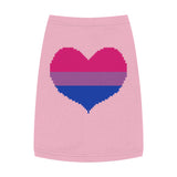 Bisexual Pixel Heart Pet Tank Top