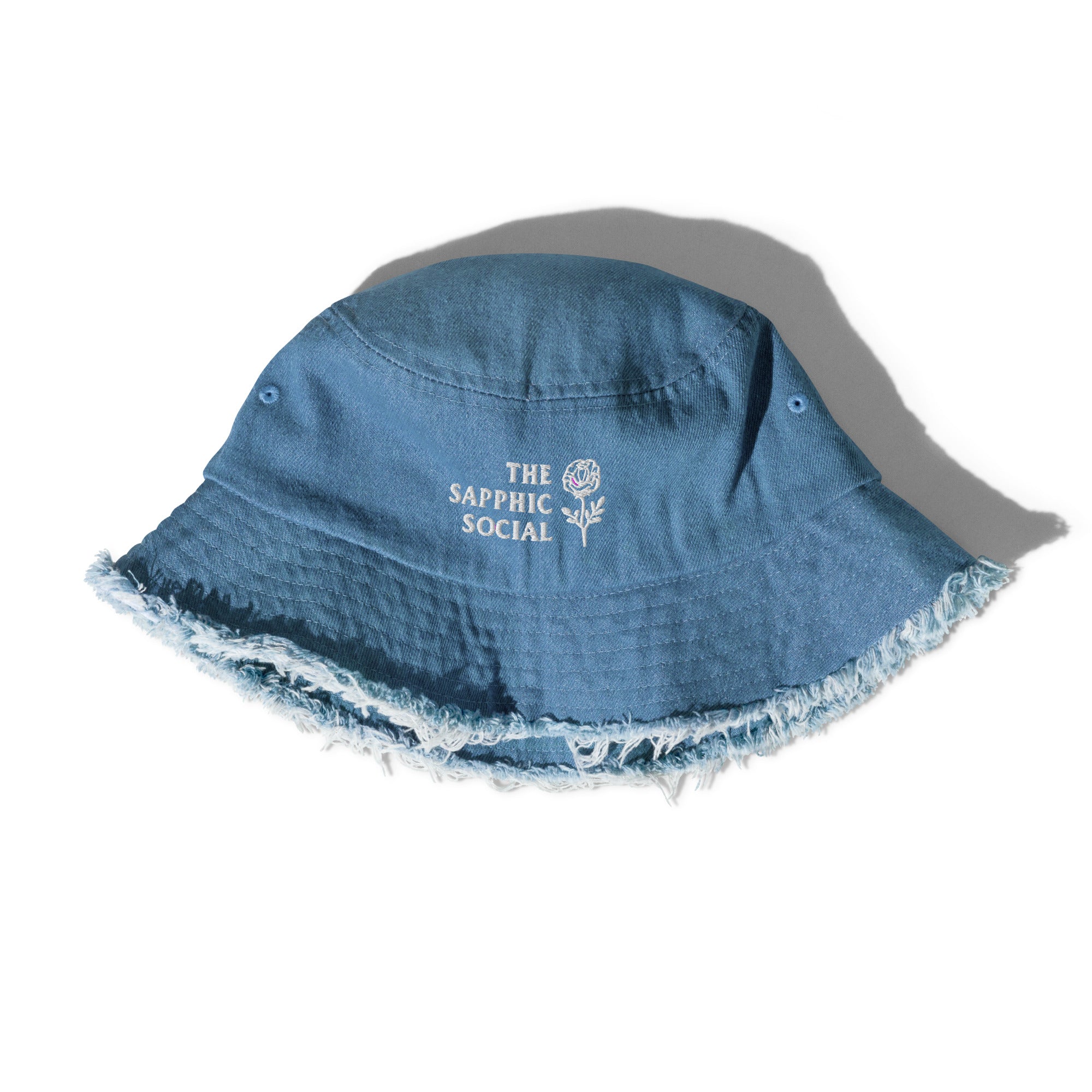 The Sapphic Social Embroidered Bucket Hat