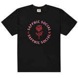 The Sapphic Social Rose Circle T-Shirt