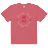 The Sapphic Social Rose Circle T-Shirt