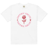 The Sapphic Social Rose Circle T-Shirt