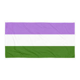 Genderqueer Flag Towel