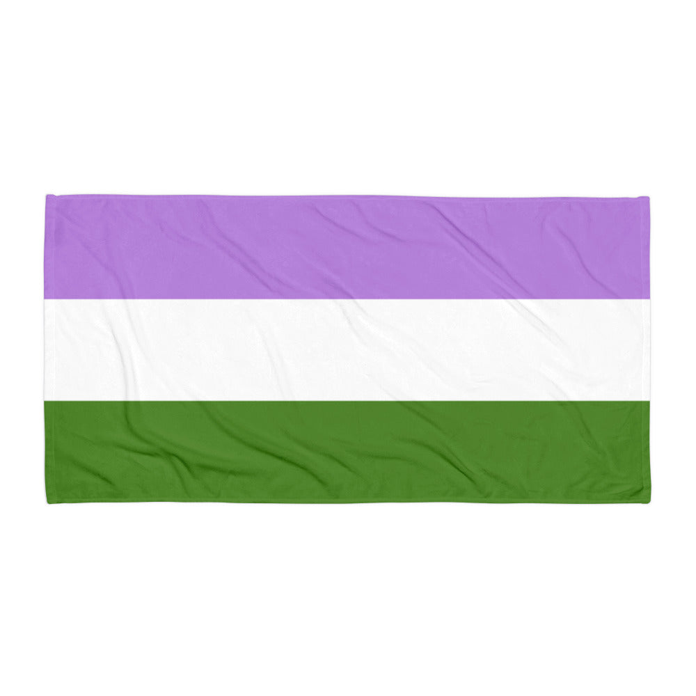 Genderqueer Flag Towel