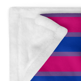 Bisexual Flag Throw Blanket