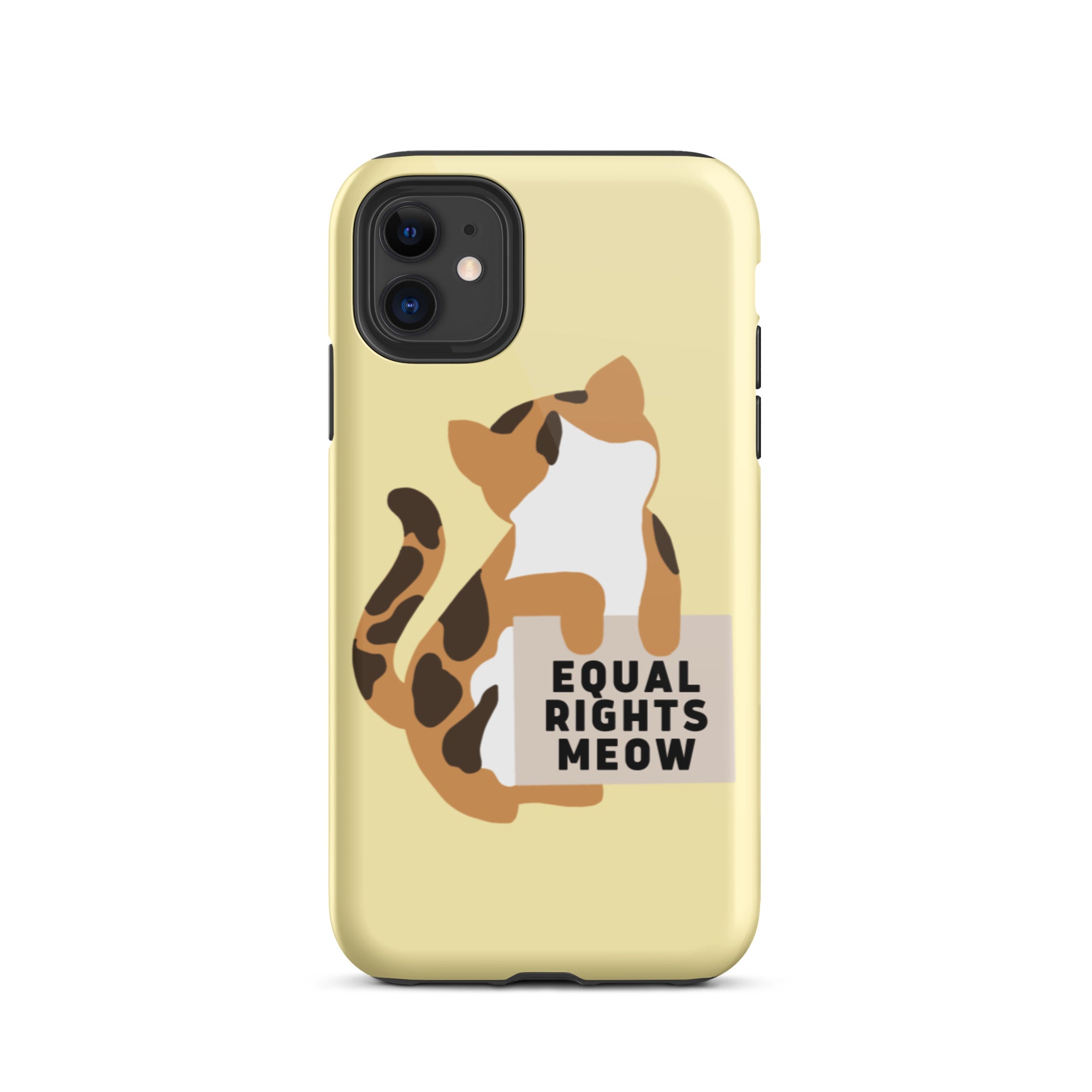 Equal Rights Meow Tough iPhone Case