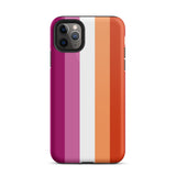 Lesbian Flag Tough iPhone Case