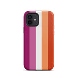 Lesbian Flag Tough iPhone Case