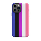 Genderfluid Flag Tough iPhone Case