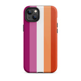 Lesbian Flag Tough iPhone Case