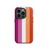 Lesbian Flag Tough iPhone Case