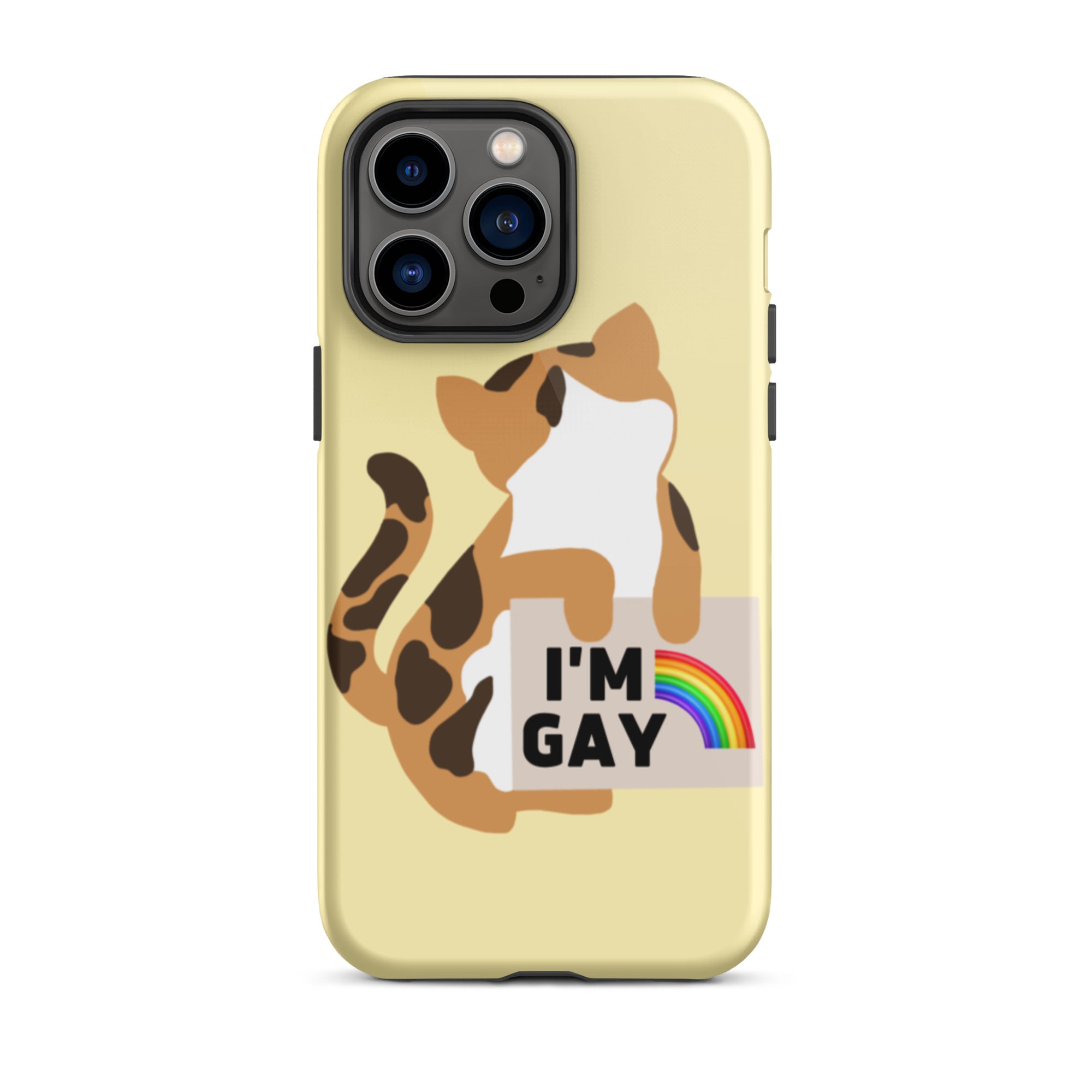 I'm Gay Tough iPhone Case
