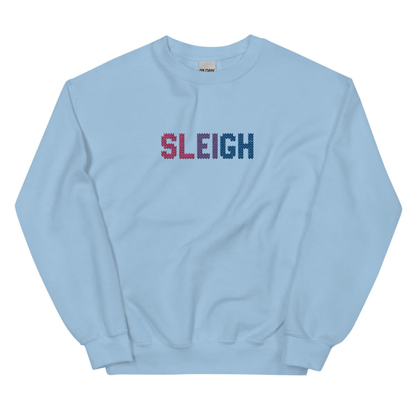 Bisexual Sleigh Embroidered Sweatshirt