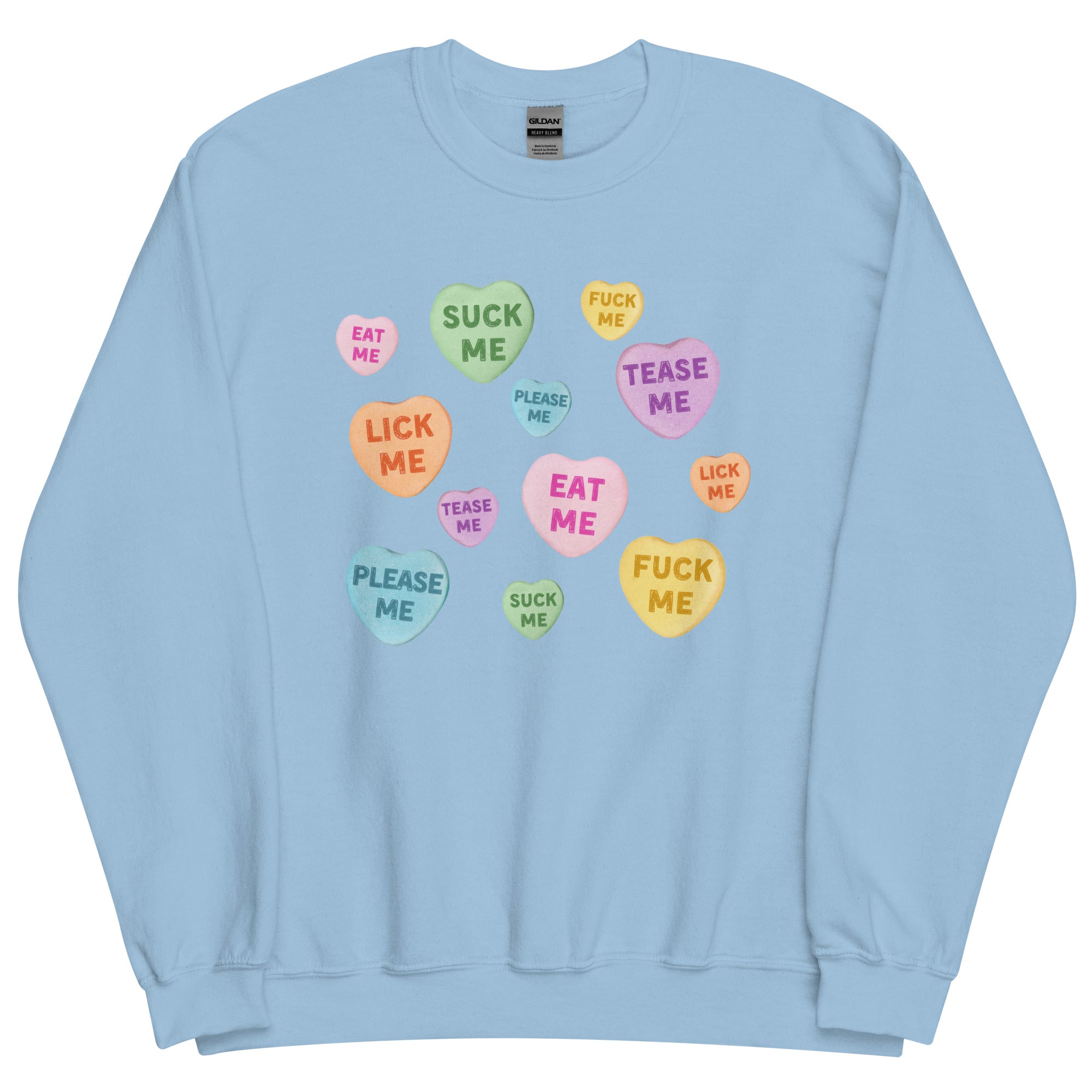 Naughty Valentine's Candy Hearts Sweatshirt