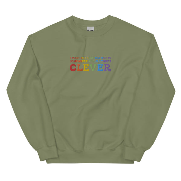 Culture's Clever Embroidered Sweatshirt