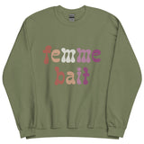 Femme Bait Retro Lesbian Sweatshirt