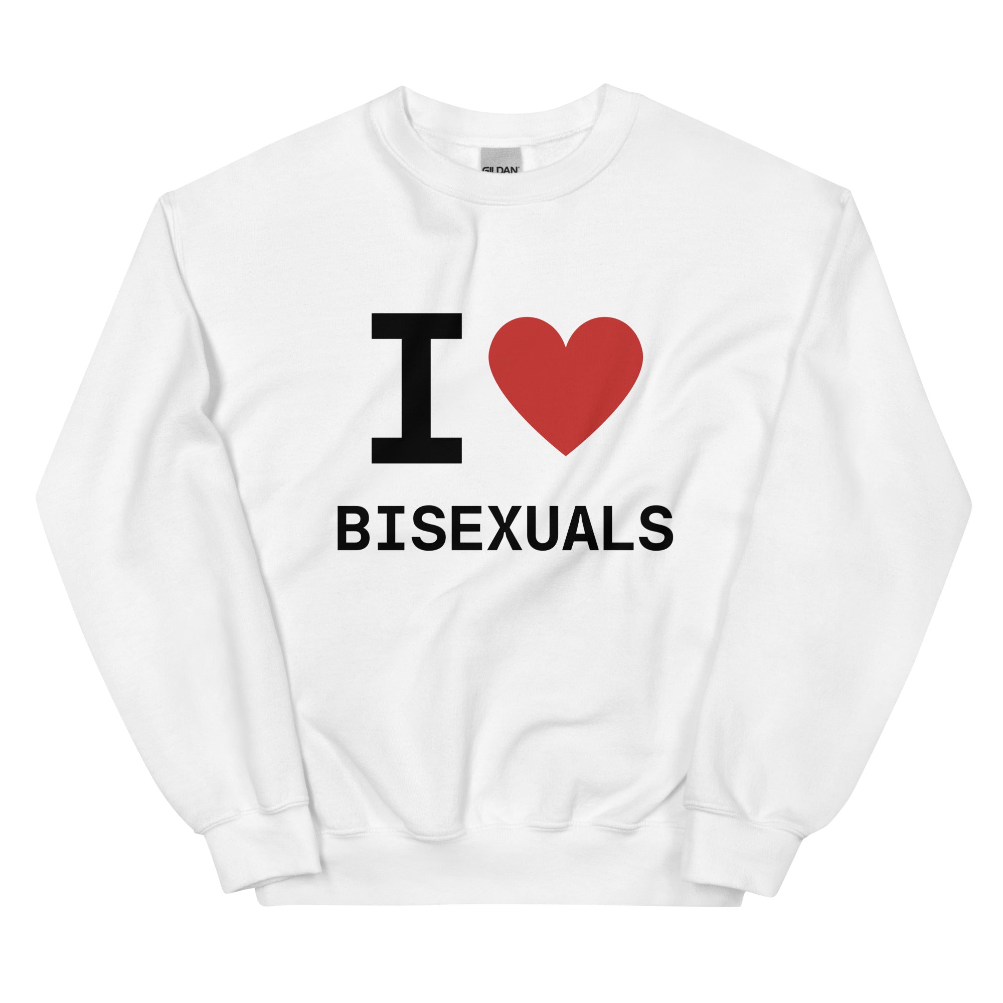 I Heart Bisexuals Sweatshirt