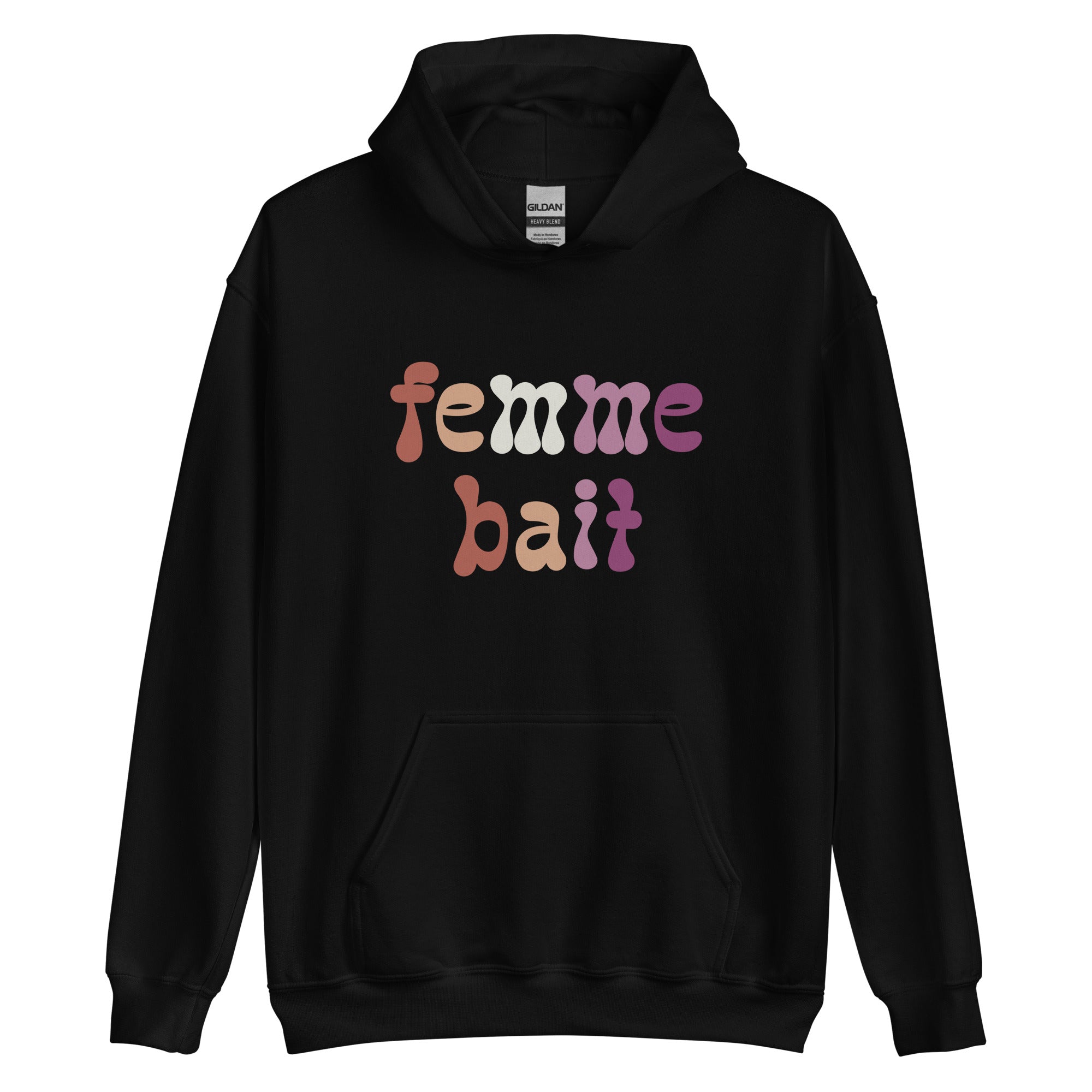 Femme Bait Retro Lesbian Hoodie