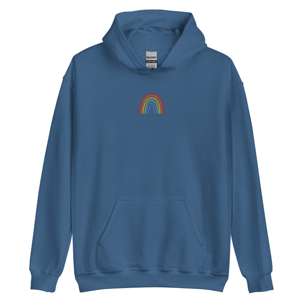 Rainbow Embroidered Hoodie