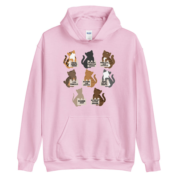 Protesting Cats Hoodie