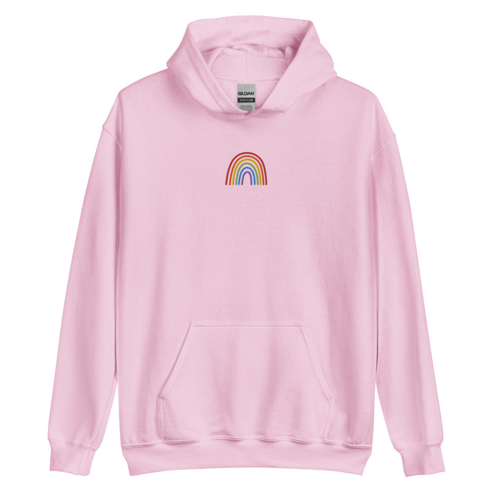 Rainbow Embroidered Hoodie