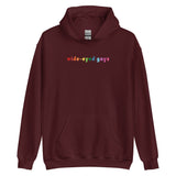 Wide-Eyed Gays Rainbow Hoodie