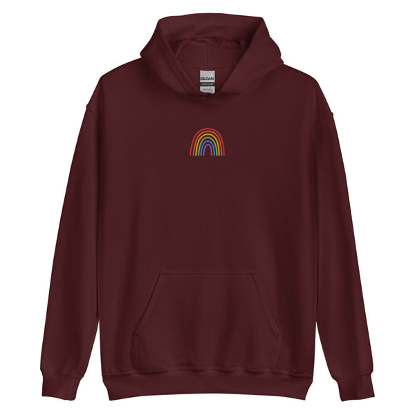 Rainbow Embroidered Hoodie