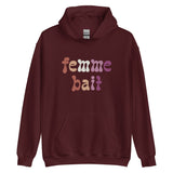 Femme Bait Retro Lesbian Hoodie