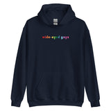 Wide-Eyed Gays Rainbow Hoodie